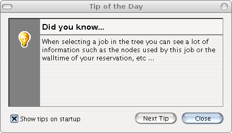 Tip of the day for GRUDU