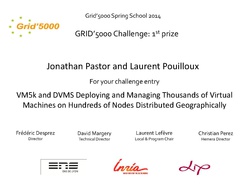 Best challenge entry to Jonathan Pastor and Laurent Pouilloux